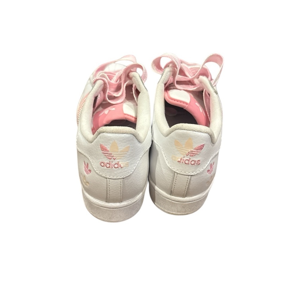 adidas' White and Pink Sneakers - Picture 3 of 5